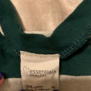 Green striped tillys shirt